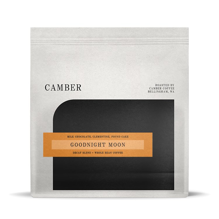 Bag of Goodnight Moon Decaf Coffee