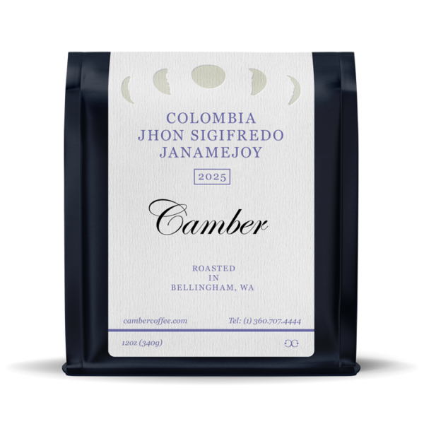 Bag of Colombia Jhon Sigifredo Janamejoy coffee