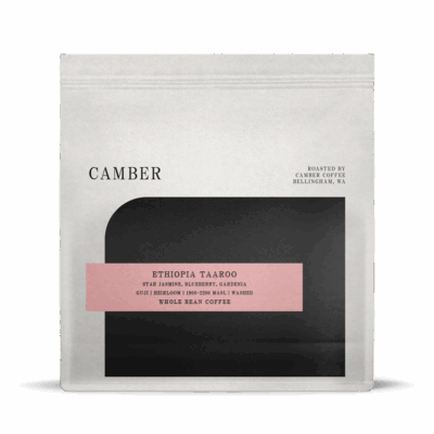 Bag of Camber Ethiopia Taaroo coffee